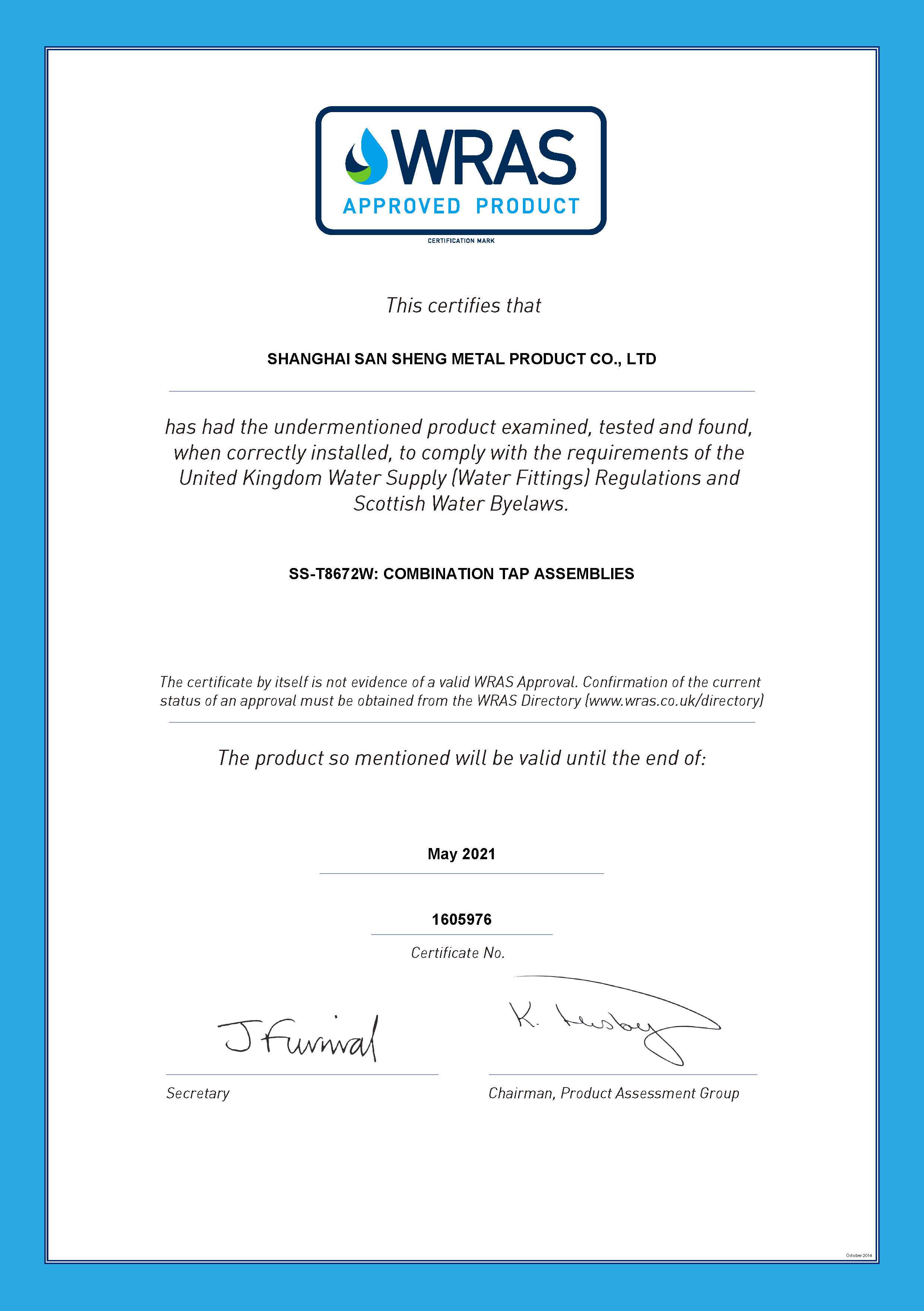 WRAS certificate_1605796